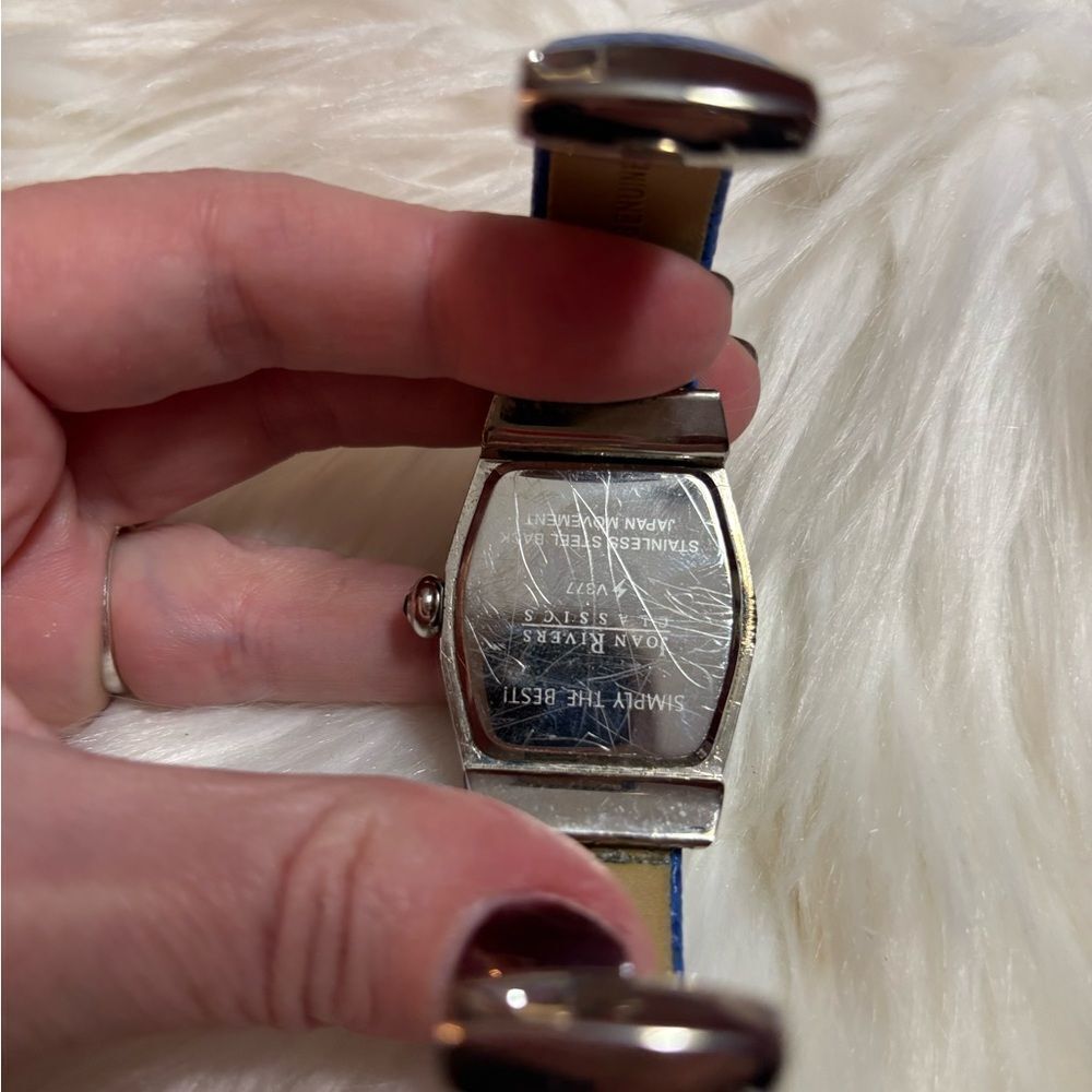 Joan Rivers Blue Quartz Watch - Picture 5 of 6